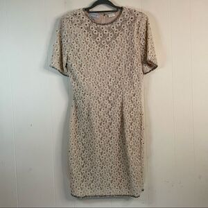 Vintage Stenay Beaded Lace Dress
